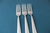 Oneida FLOURISH Dinner Forks (Set of 3) 18/10 Rope China LIGHT USE 8 1/8" gallery