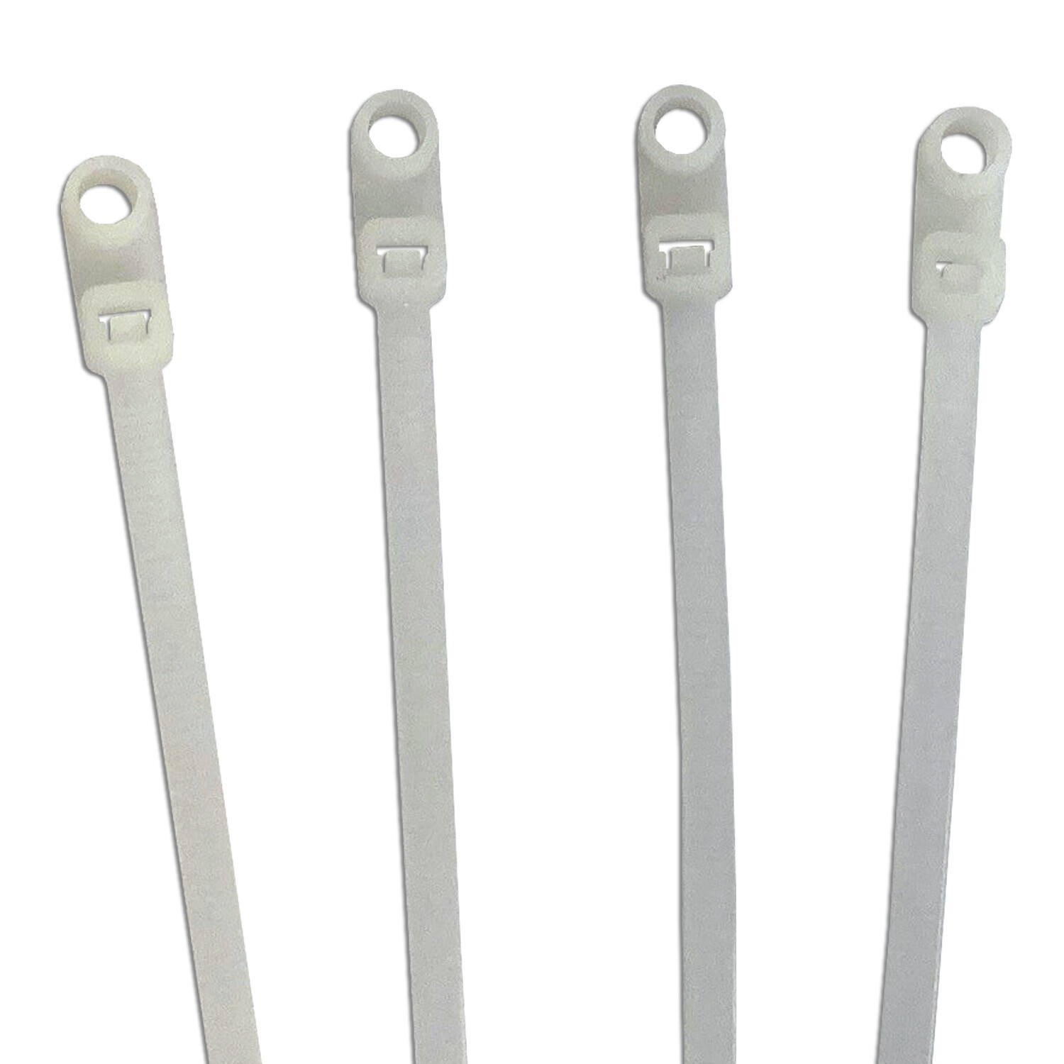 Mounting Head Cable Ties - Screw, Nail, - Size & Color Options - Electriduct gallery