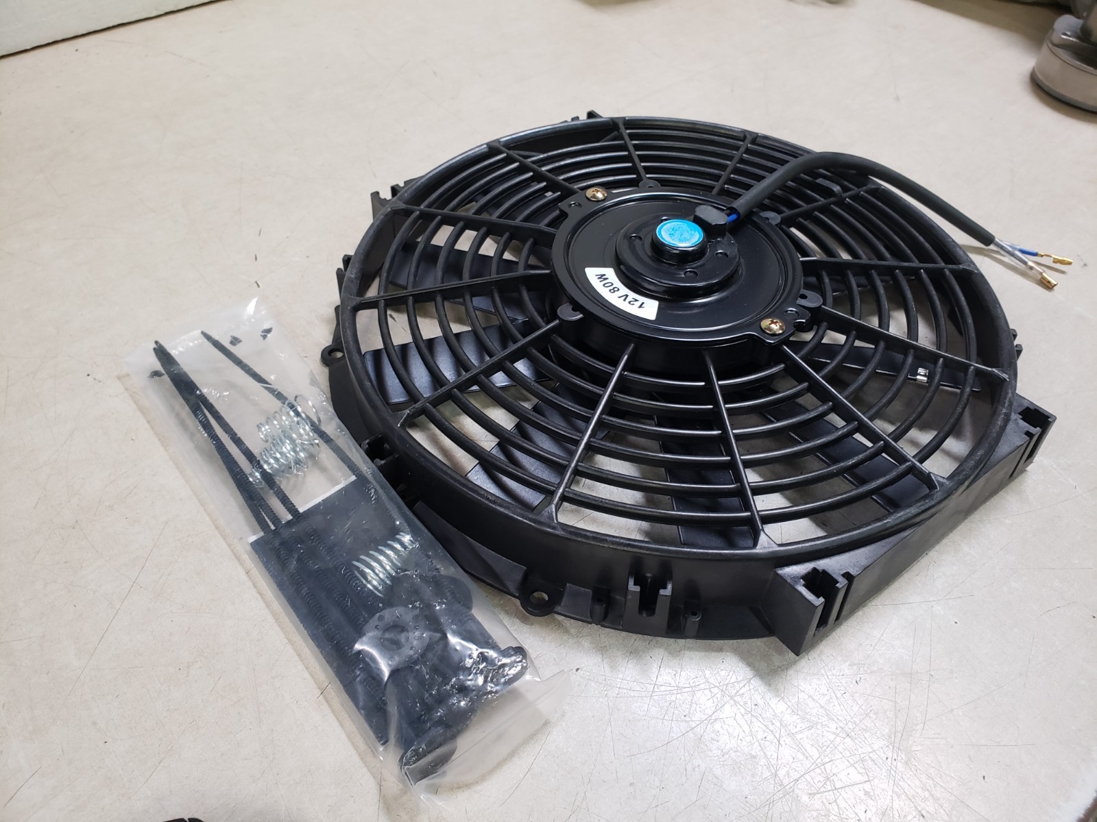 DNA Motoring 12 Inch High Performace Electric Cooling Slim Radiator Fan RAF-12 gallery