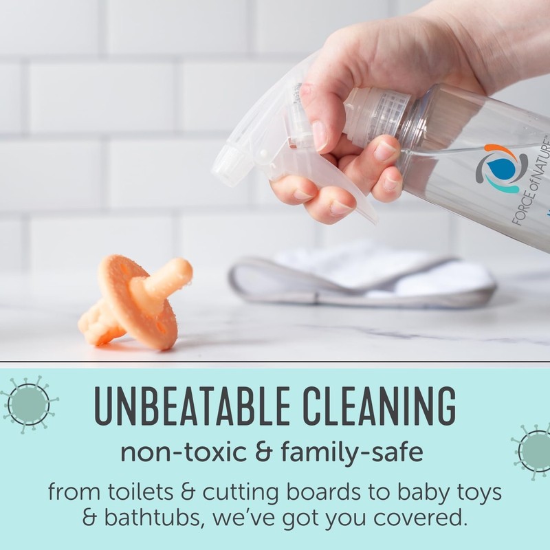 Multi-Purpose Cleaner & Deodorizer Bundle - Reusable Bottle, 25 Refills, Toxin-F gallery