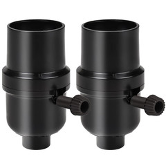 3-Way Lamp Socket Replacement,E26 Base UL Listed, Turn Knob