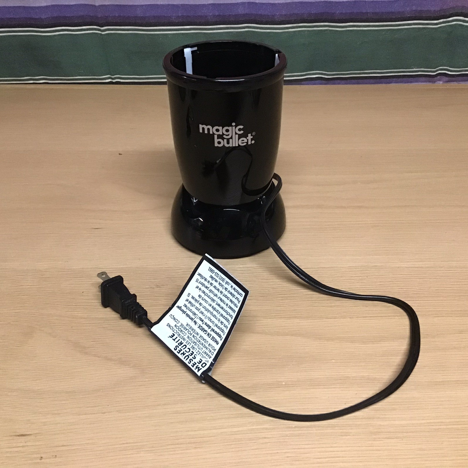 Magic Bullet Personal Blender MBR-0401WM, Black Base Only gallery