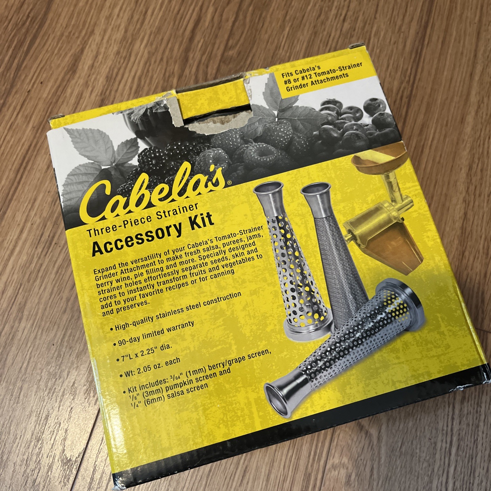 Cabela’s Three Piece Strainer Accessory Kit - NEW gallery