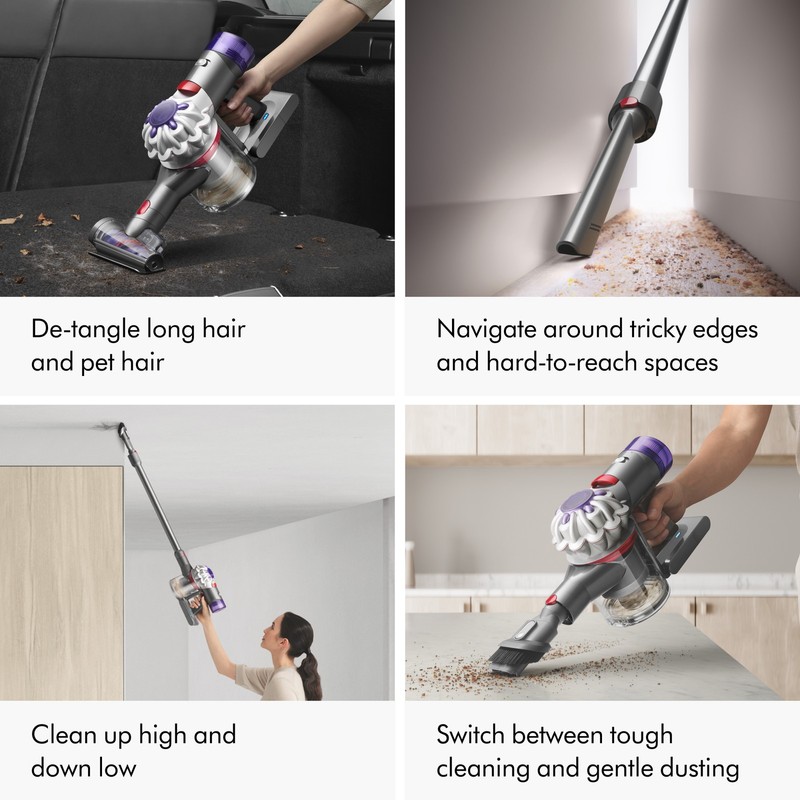 Dyson V8 Cordless Vacuum | Silver | Refurbished gallery