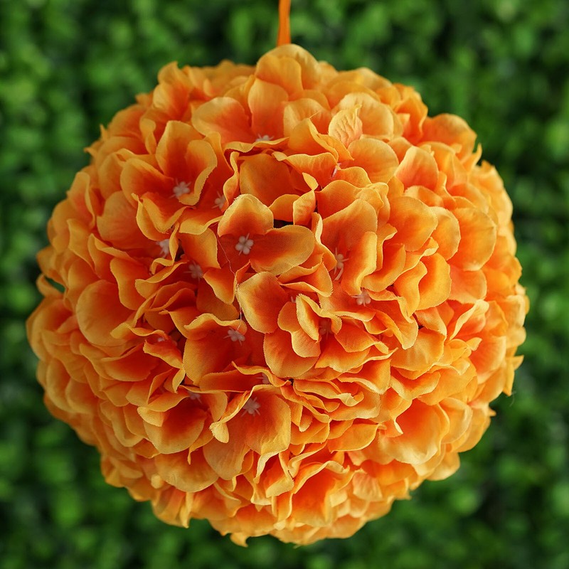 4 pcs 7" Artificial Hydrangea Kissing Flower Ball Wedding Decorations Bouquets gallery