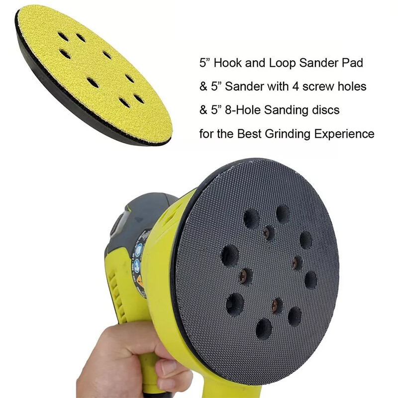 1/2/5x 5" Hook&Loop Sander Pads For Ryobi RS240 RS290 RS280 RS280VS RS281VS P411 gallery