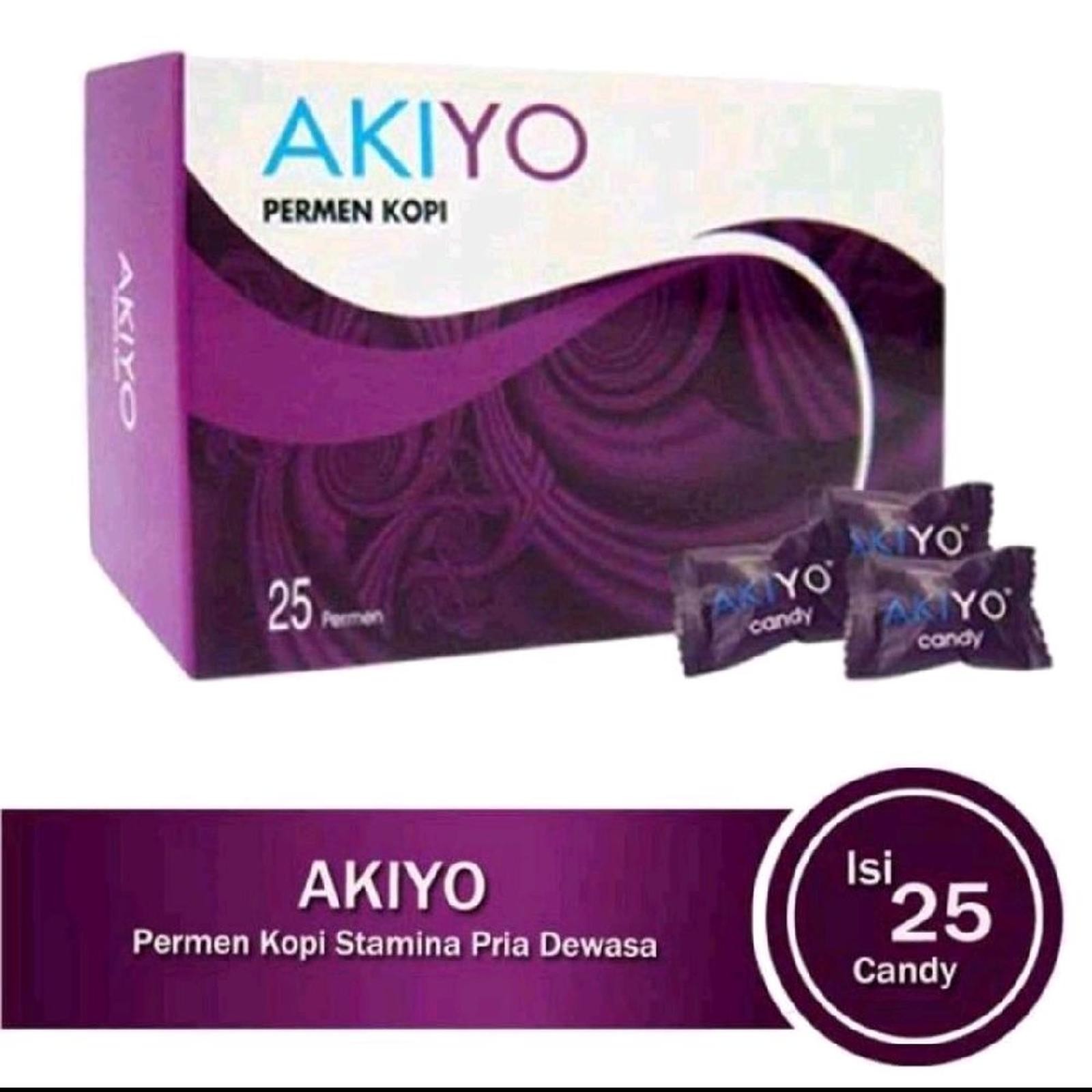 25 Pcs- Akiyo Coffee Candy Hard Boiled Sweet Coffee Flavor Box gallery