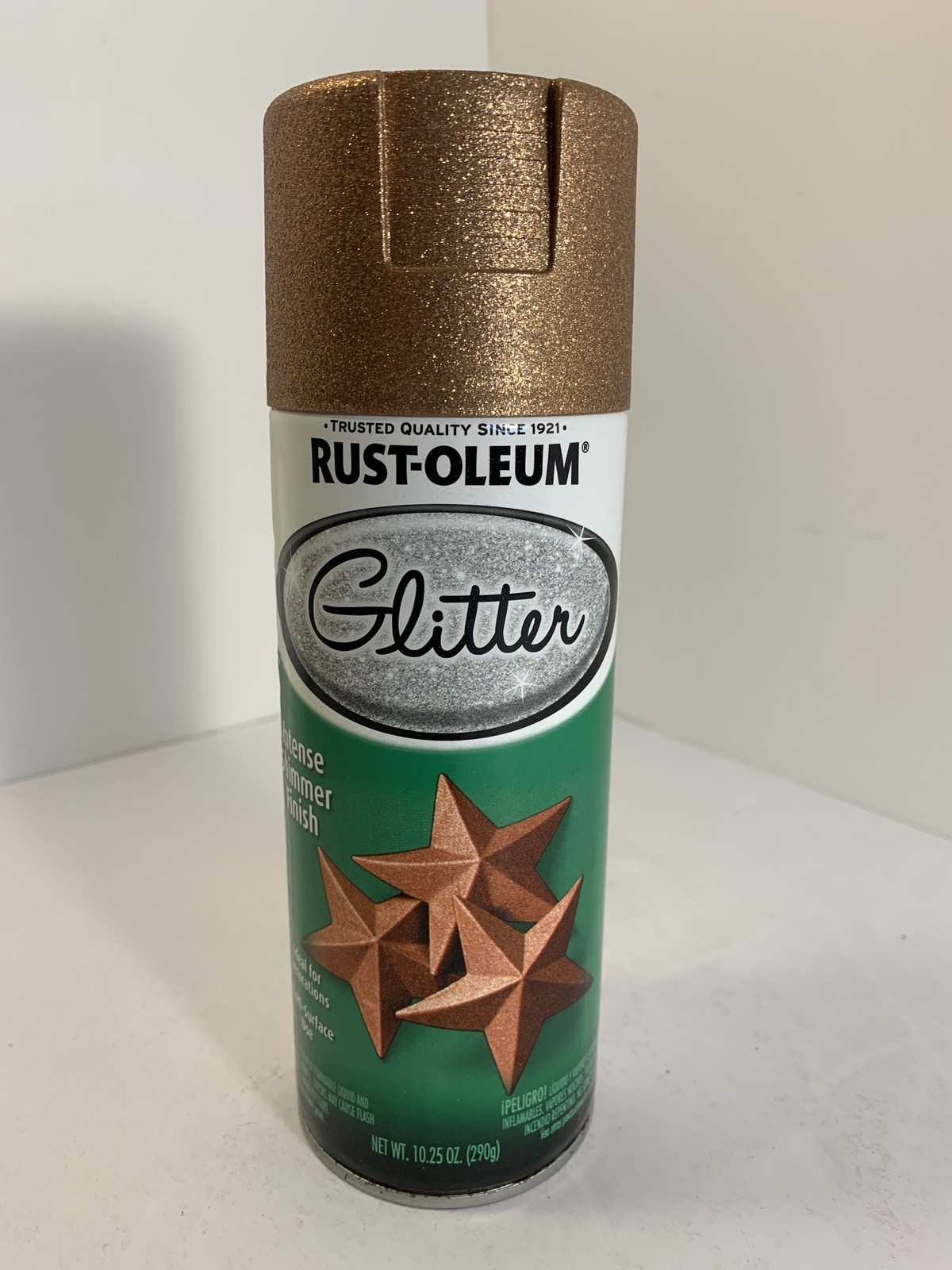 Rust-Oleum Glitter Spray Paint Intense Shimmer Finish Copper 10.25 oz Can gallery
