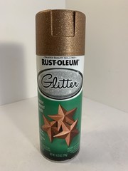 Rust-Oleum Glitter Spray Paint Intense Shimmer Finish Copper 10.25 oz Can