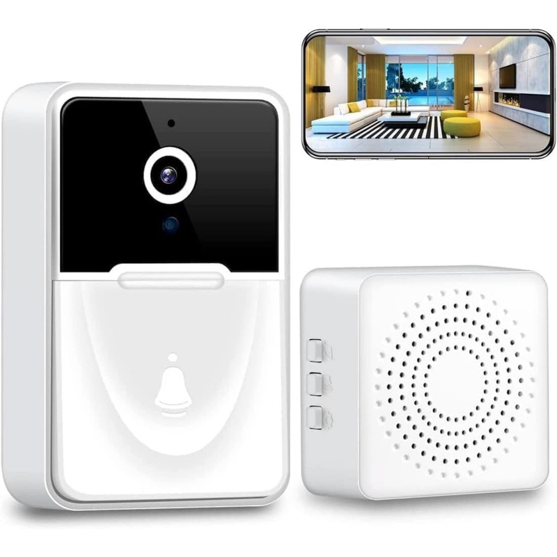 WiFi Doorbell Wireless Security Video Camera Intercom Easy Installation Set gallery