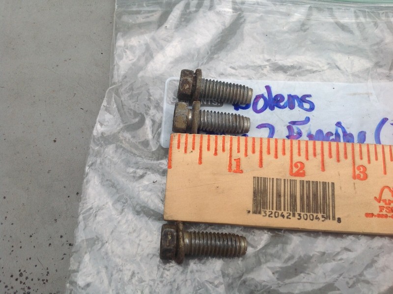 Bolens 21" Mower FRAME2ENGINE Mounting Bolts, Mwr MDL 11A-414A065 5.5HP Briggs gallery