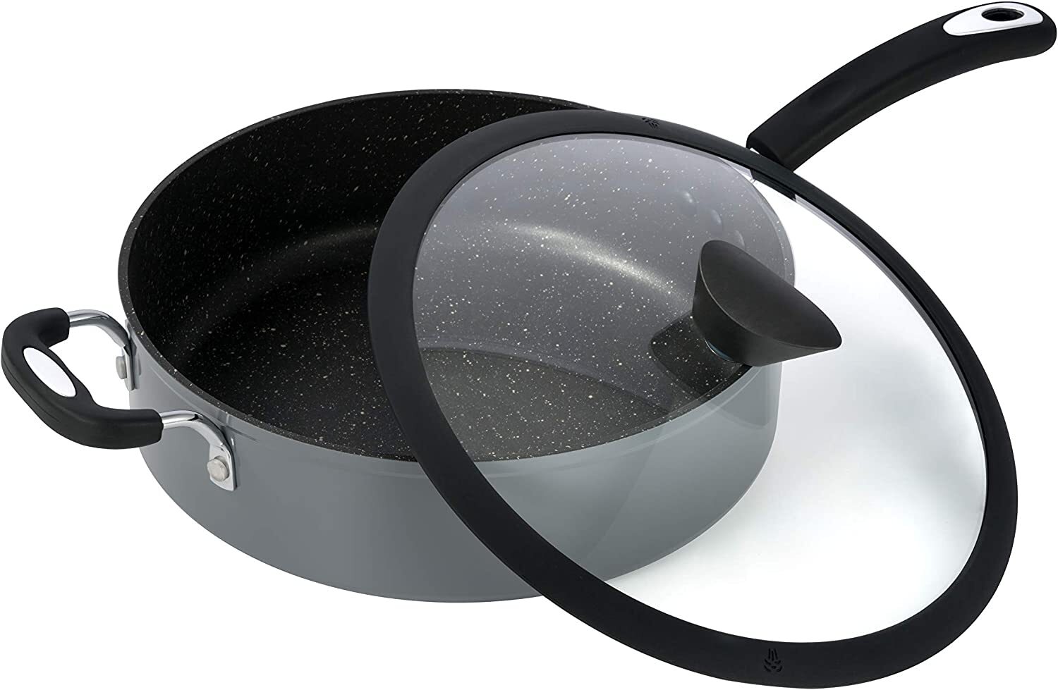 Ozeri Stone Earth All-in-One Sauce Pan, 5L (5.3 qt), [COLORS] - FREE SHIPPING gallery