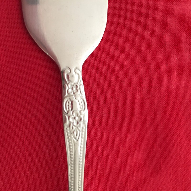 Rogers International SUMMER ROSE Dinner Fork 7 1/4" Stainless Steel Flatware gallery