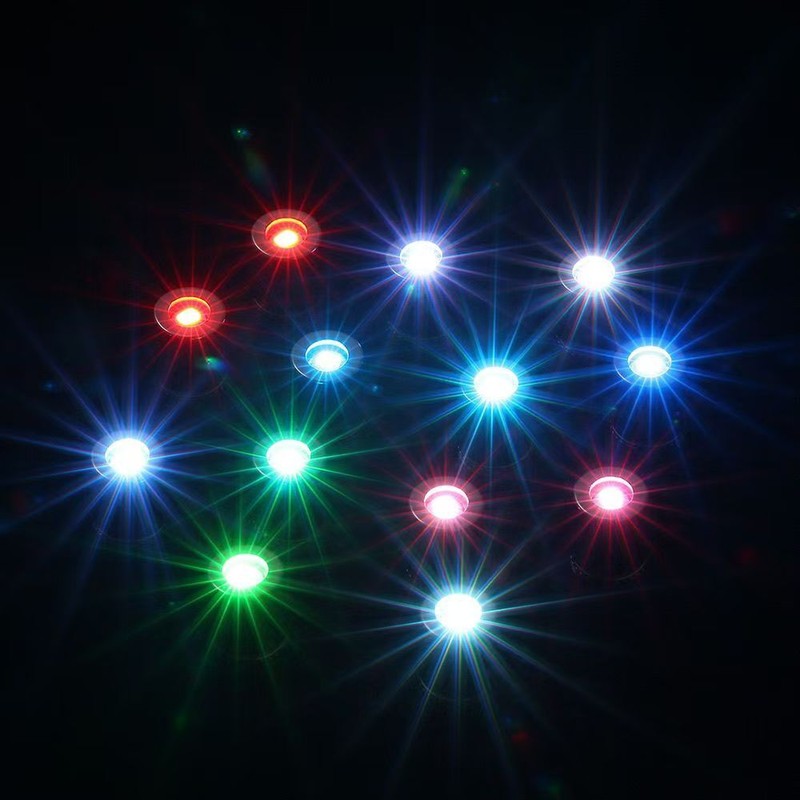 10pc LED small lamp tube rotary switch electroplating light monochrome, white gallery