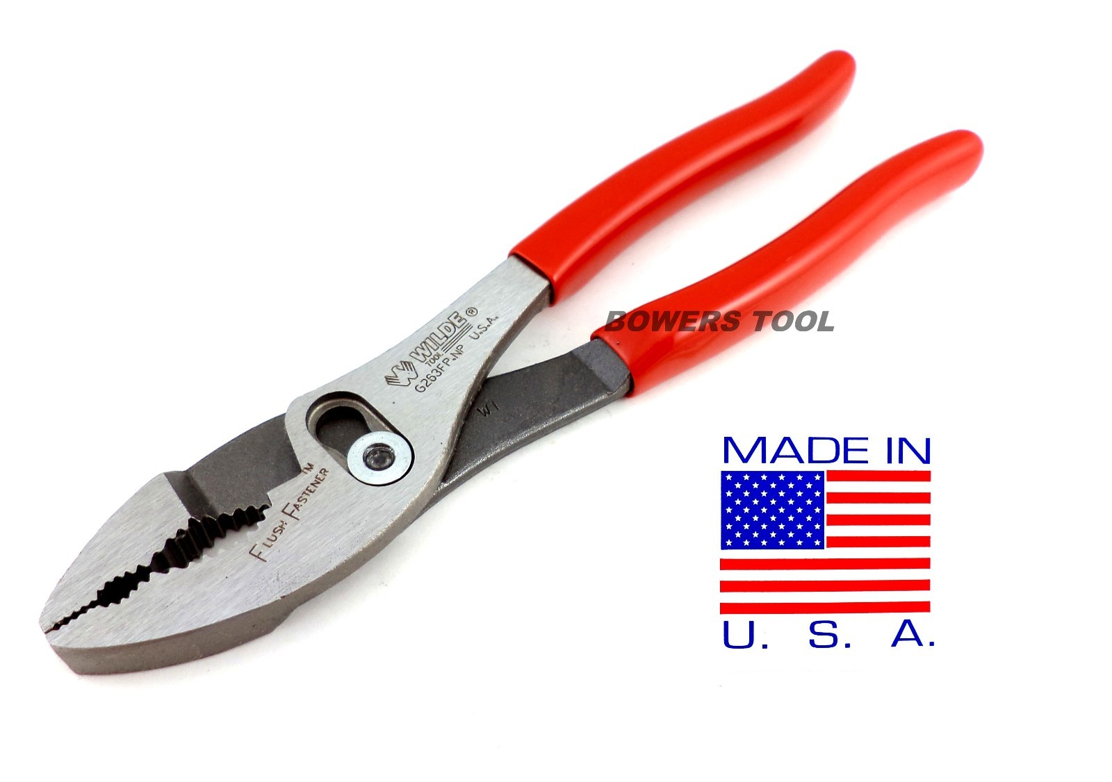 Wilde Tool 8” Combination Slip Joint Pliers Flush Fastener Heat Treated Steel gallery
