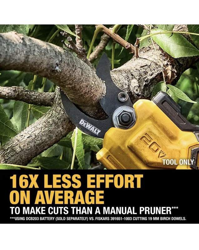DEWALT DCPR320B 20V MAX Pruner Tool Only, LED Work Light, 1.5 in Cut Capacity gallery