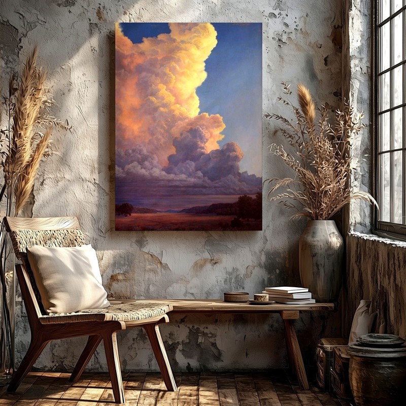 Wall Art Dramatic Cloudscape Landscape Print Sunset Sky Nature Canvas Decor gallery