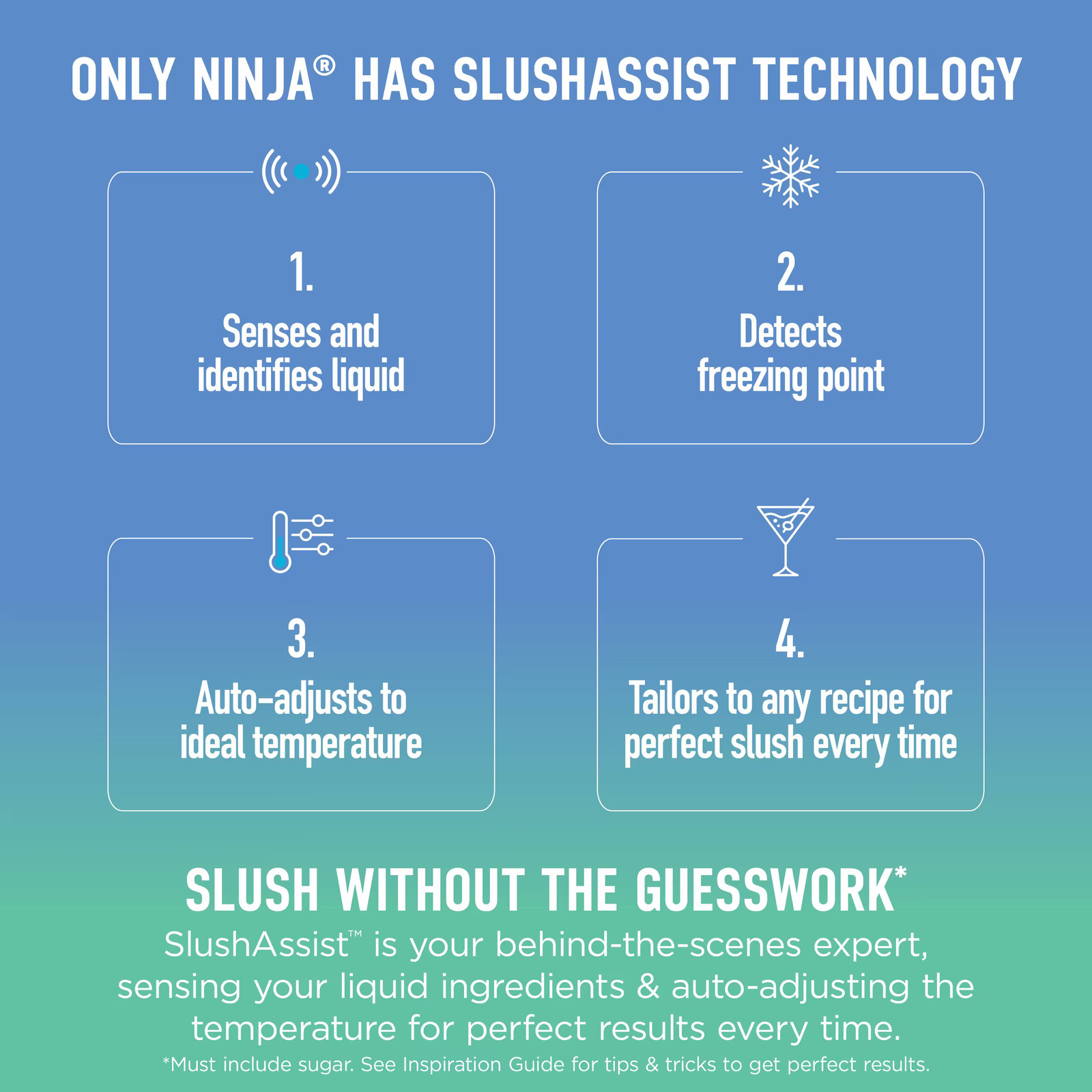 Ninja - SLUSHi® XL Smart Frozen Drink Maker, 128 oz - Crema gallery