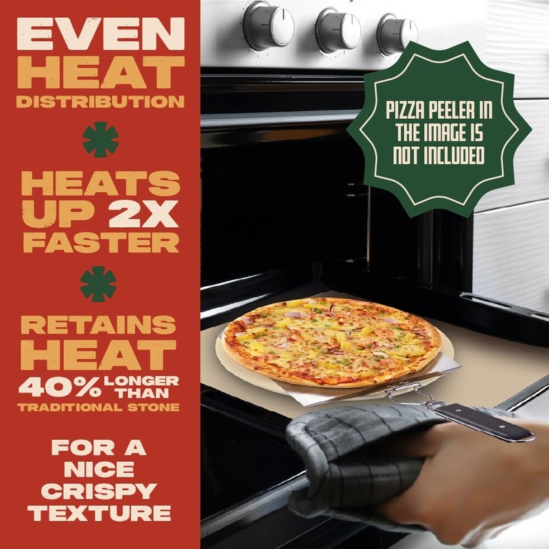 Concord Pizza Stone (2 Pack) (15" Round) gallery