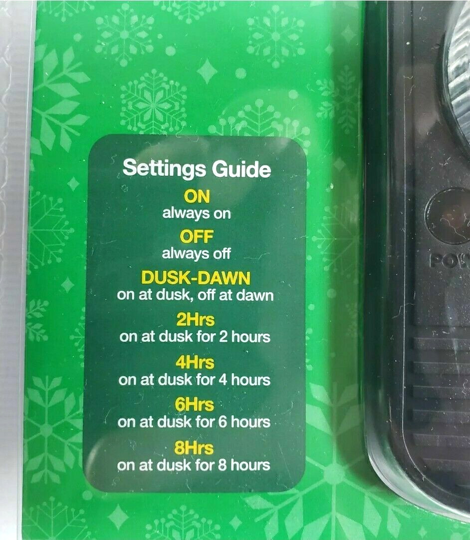 2 X Merry Brite Outdoor Mechanical Timers, 2-8 hours or Dusk-Dawn, Single Outlet gallery