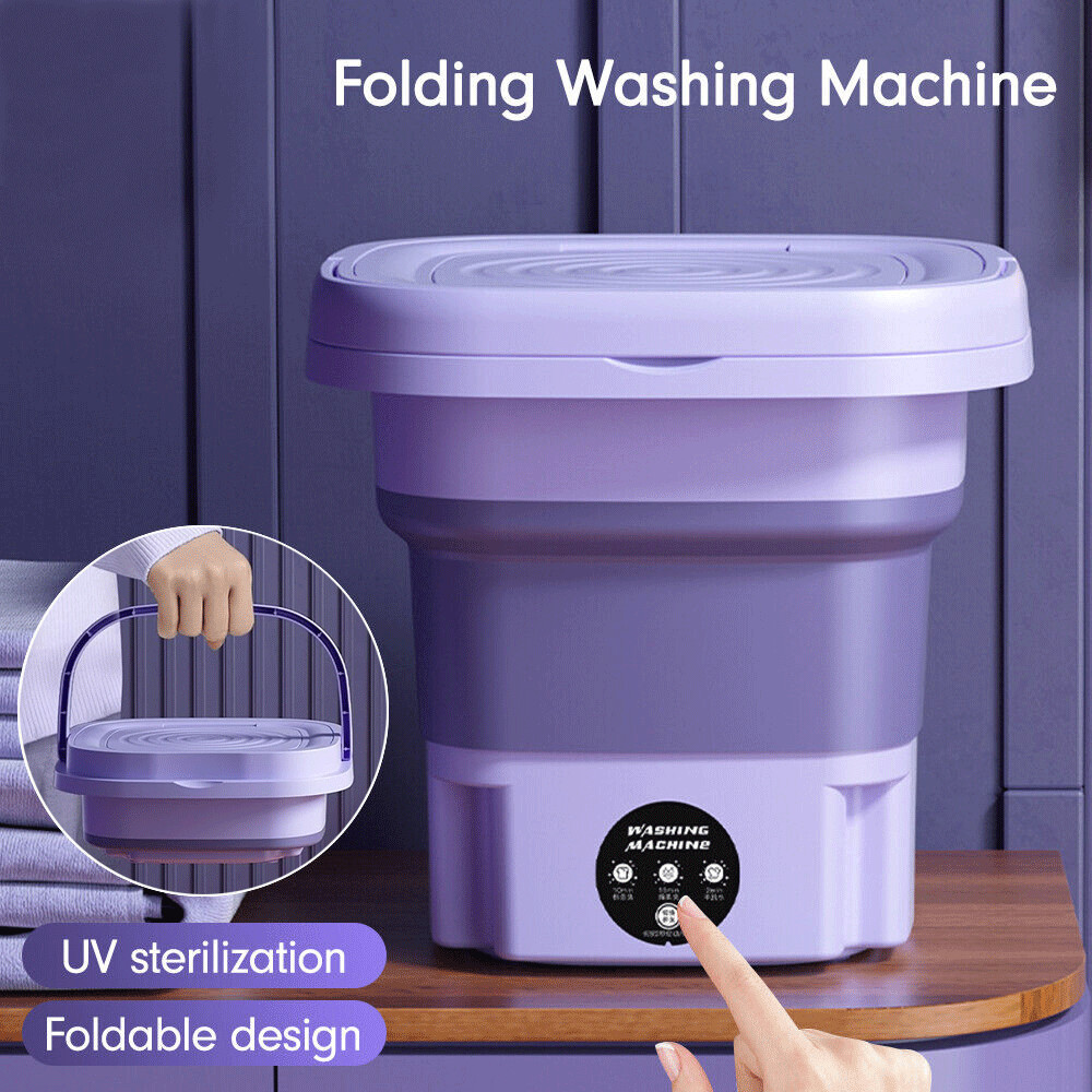Portable Washing Machine Mini Washer Foldable Washer and Spin Dryer Small Travel gallery