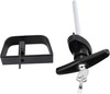 Shed Door Latch T-Handle Lock Kit with 4 Keys,Storage Barn Shed Door Hardware gallery