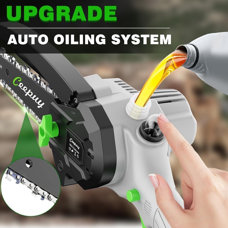 Compact Electric Chain Saw with Security Lock gallery