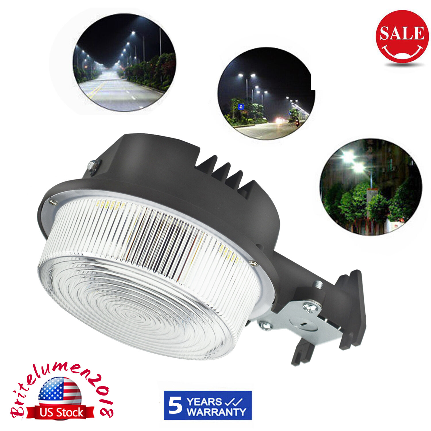 LED Barn Yard Street 75Watt Outdoor Security Light Dusk to Dawn Flood Light IP65 gallery