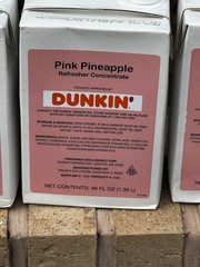 Dunkin Donuts Pink Pineapple Refresher Exp Aug 16th 2026 Free Shipping Brand New