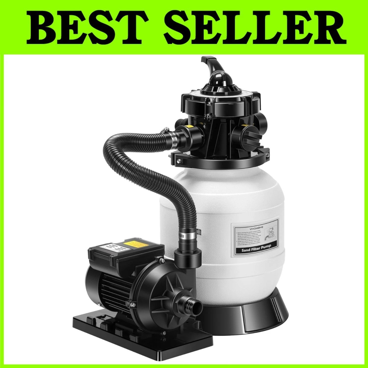 High-Quality 2087 GPH Sand Filter Pump** gallery
