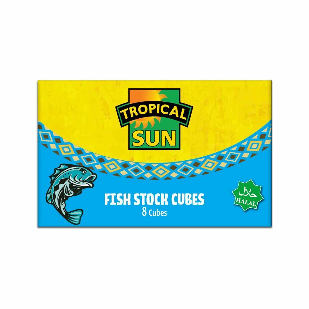 Tropical Sun Fish Stock Cubes - 8 Cubes Per Pack - Pack of 1 gallery
