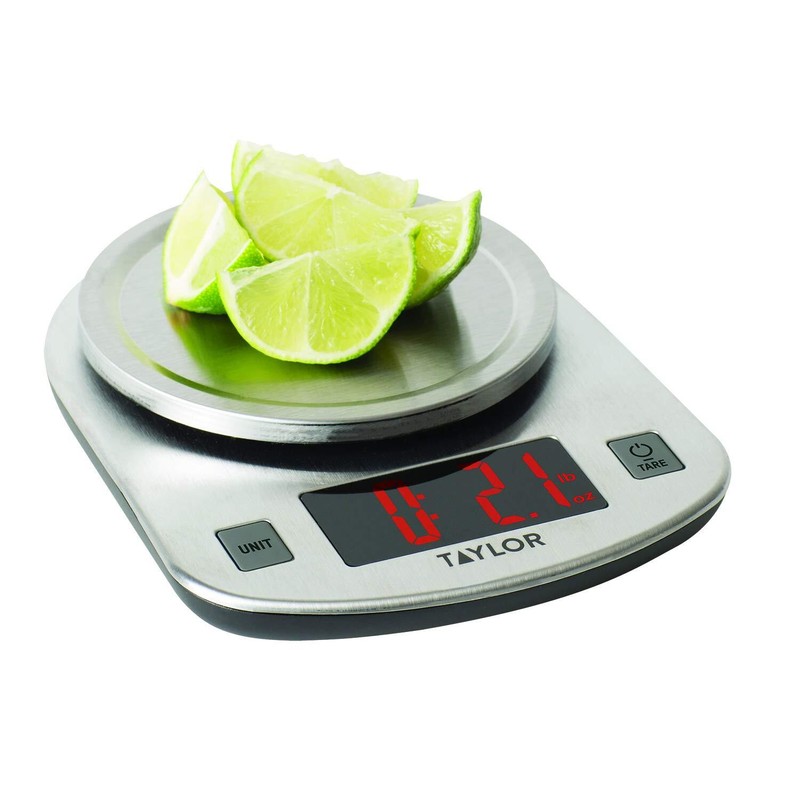 Taylor Digital Kitchen Scale, 11 pound capacity, Steel gallery