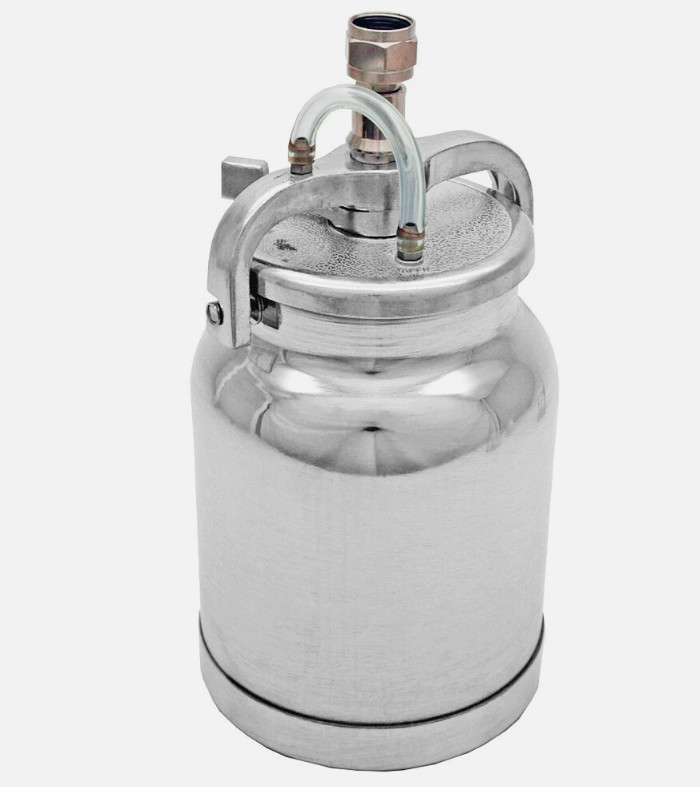 CAL-HAWK Aluminum Universal 1L Spray Gun Cup Hopper w/ Quick Release Cover gallery