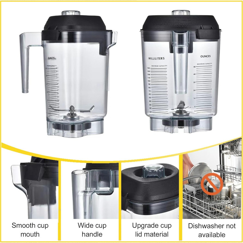 48Oz Advance Container Replacement for Vitamix Commercial Blender,48 Oz Pitcher gallery