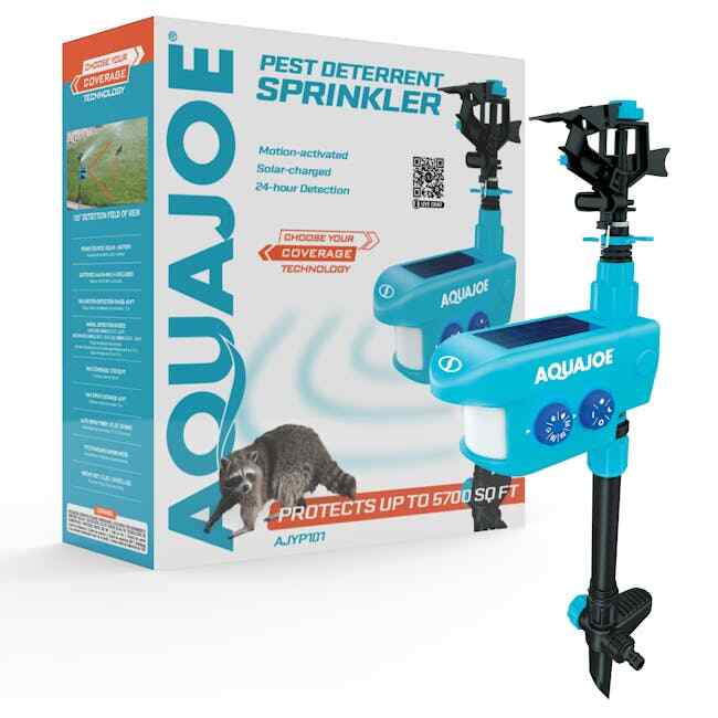 Restored Aqua Joe AJYP101 | Motion Sensor Pest Deterrent Sprinkler | 3 Modes gallery