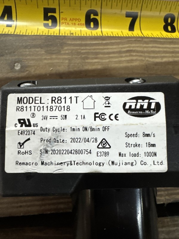 RMT model R811T headrest actuator motor gallery
