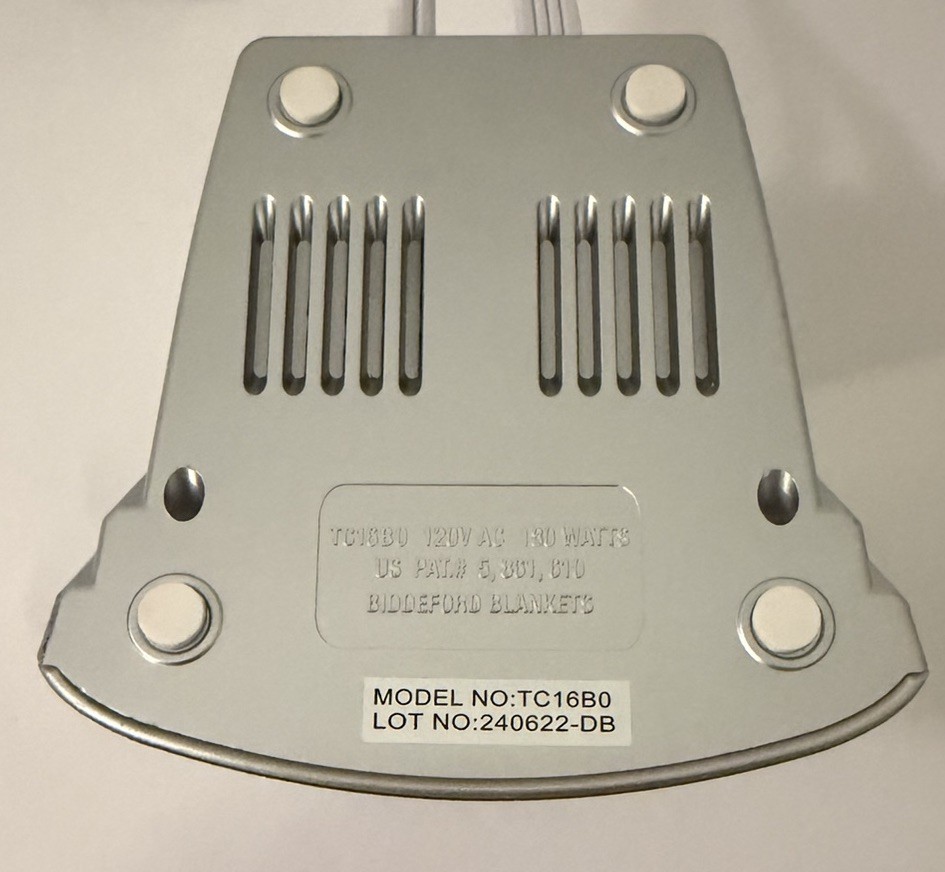 Biddeford Electric Blanket Controller TC16B0 4 Prong Replacement Cord Auto Off gallery