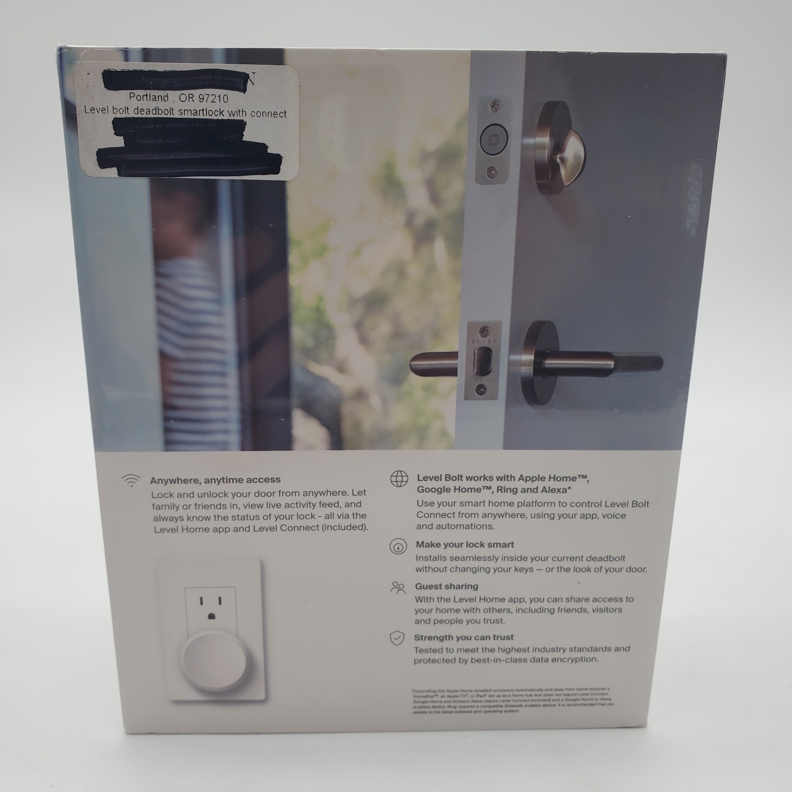 Level Bolt Connect WiFi Retrofit Deadbolt Invisible Smart Lock w/ VoiceAssistant gallery