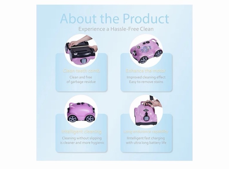 Hinice Cordless Robotic Pool Cleaner Automatic Vacuum 150 Min 2200 Sq Ft IPX8 gallery