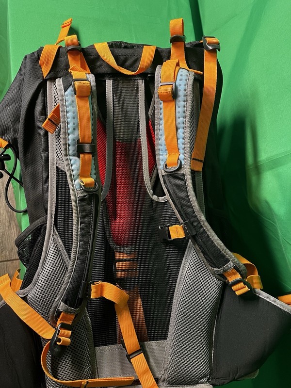 Coleman Backpack Frame Hiking Pack Camping Black and Orange  3