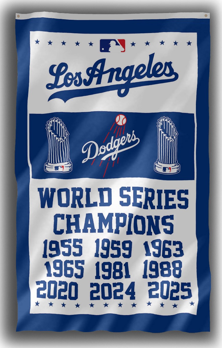 Los Angeles Baseball Team Champions Flag 90x150cm 3x5ft Dodgers New Good Banner gallery