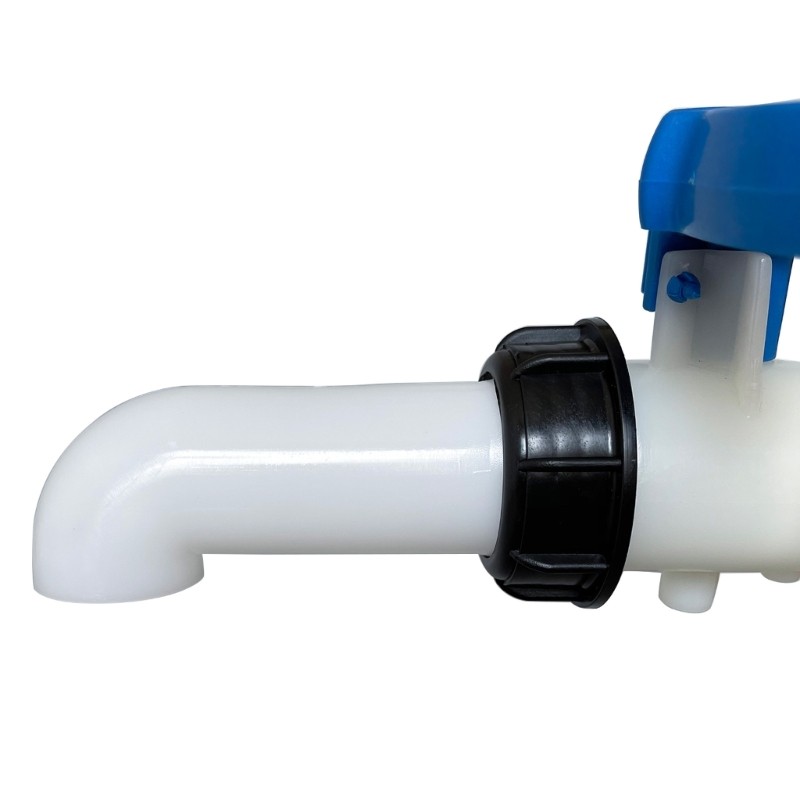 2Pcs Thread IBC Tank Adapters Extension Drain Spouts Hose Valves Fitting Easy gallery