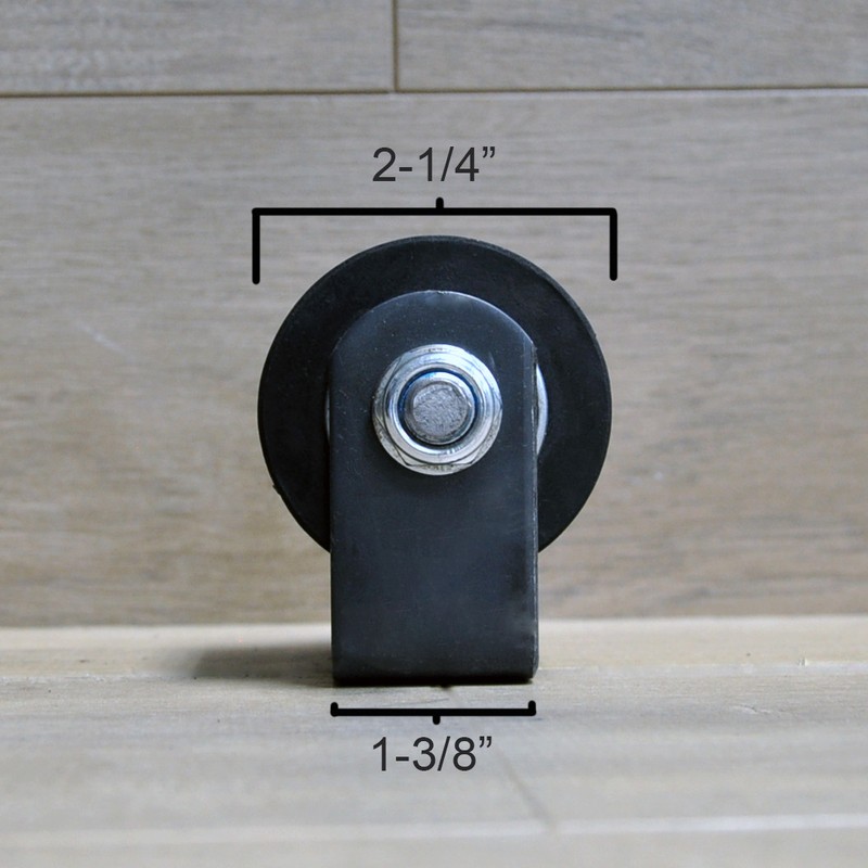Slide Gate Roller 3" Inch Top Guide Rubber Rolling Metal Door Wheel | Lot 4 gallery