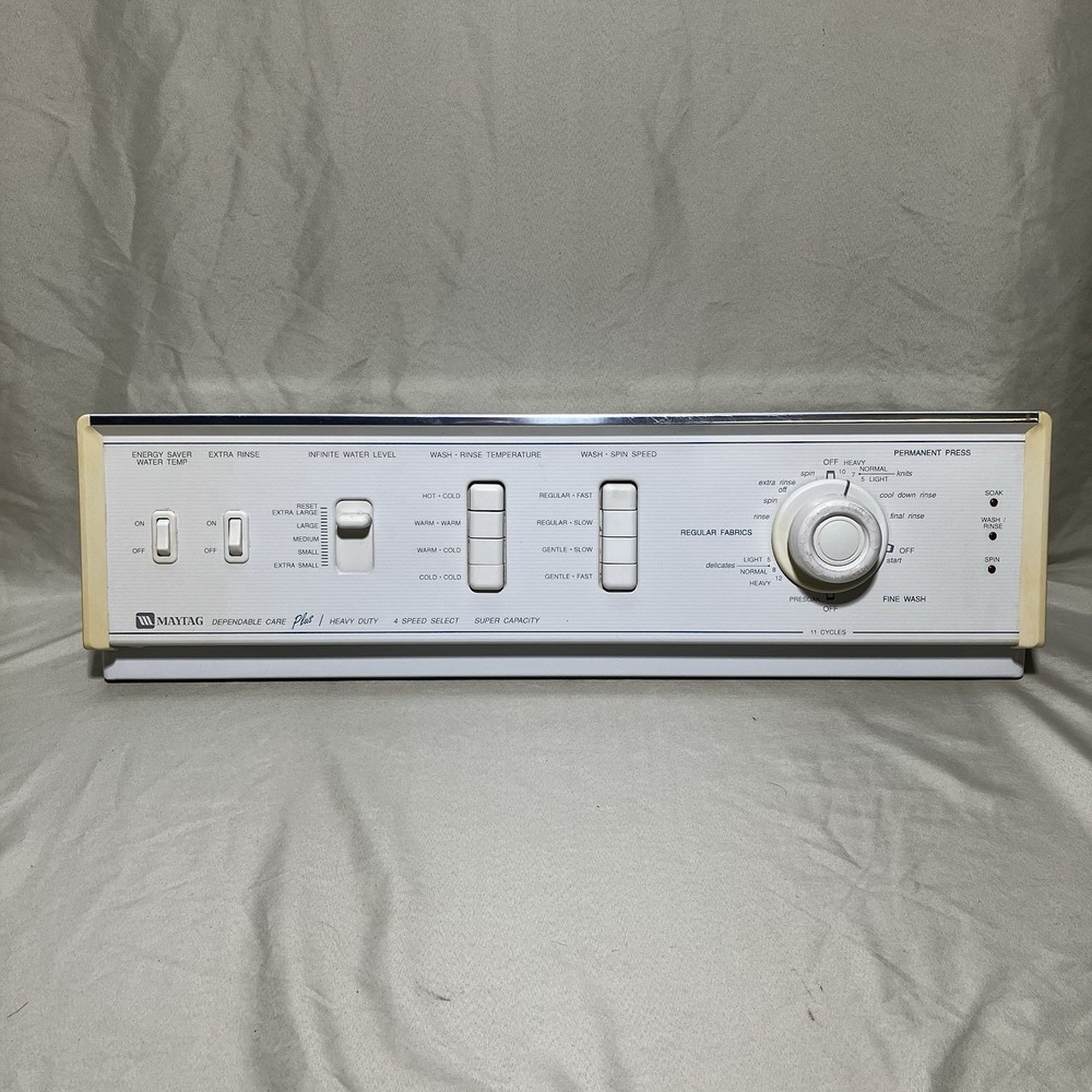 Maytag Dependable Care Plus Control Panel Complete