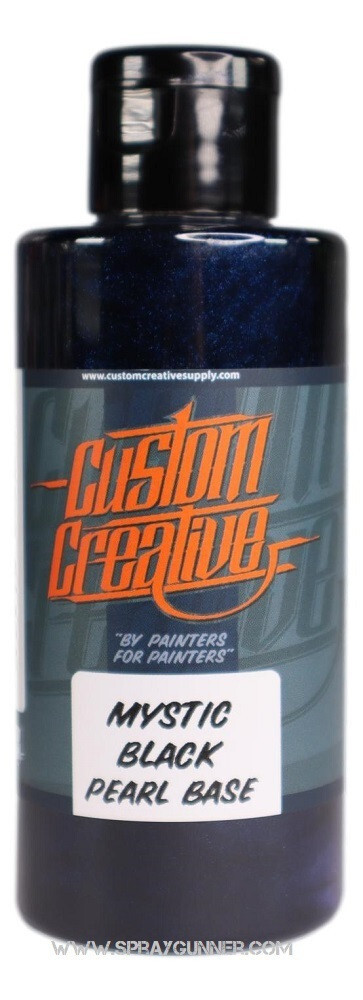 Custom Creative Paints: Mistyc Black Pearl Basecoat 150ml (5oz) gallery