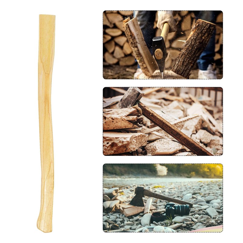 28 Inch Wood Handle Replacement Replaceable Handle 2 Pack Axe Hammer Oval Eye gallery