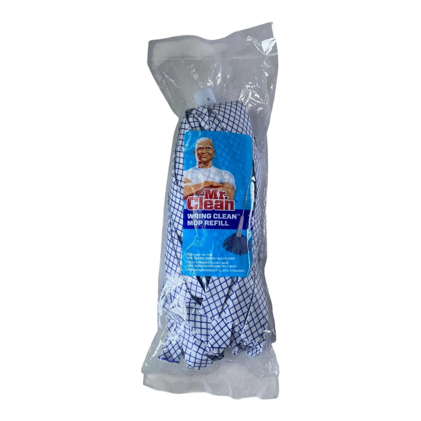 Mr. Clean WRING CLEAN MOP REFILL Replacement Super Absorbent Cloth Strands NEW gallery