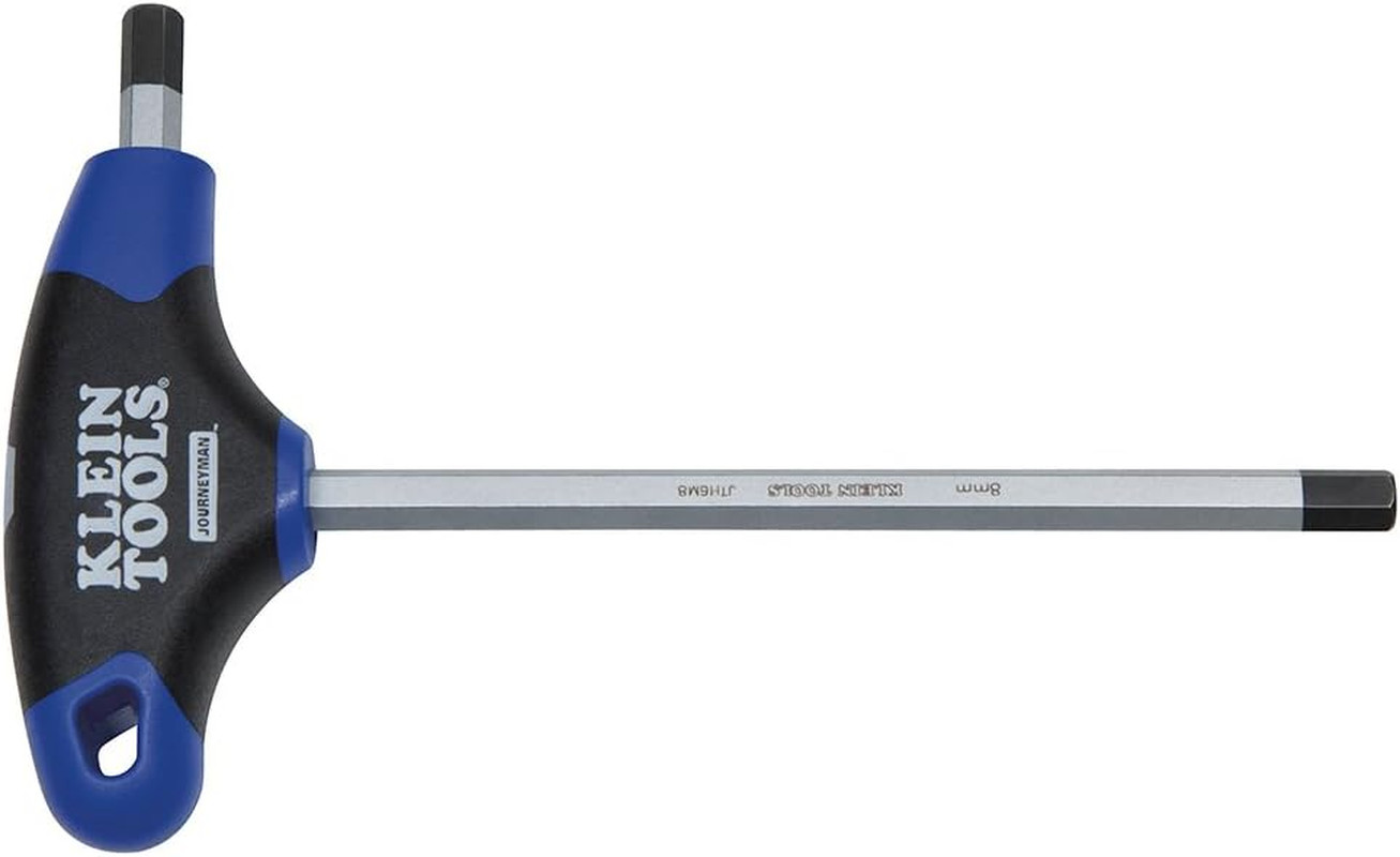 Klein Tools JTH6M6 6 Mm Hex Key with Journeyman T-Handle, 6-Inch gallery
