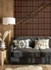 Wallpaper Dutton Plaid Rust with Blue, 56 Sq Ft Blots gallery