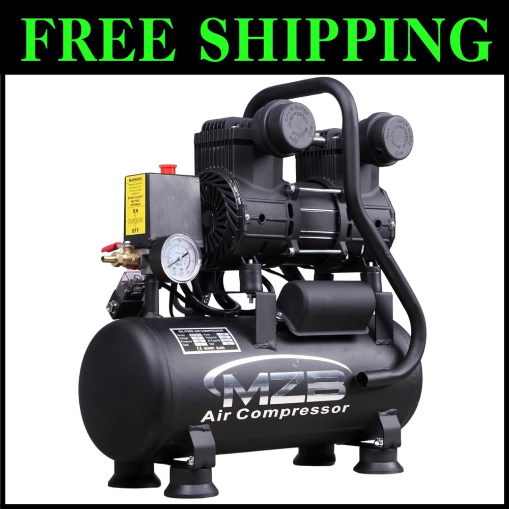 Efficient 2.4 Gallon Air Compressor for Spray Painting=